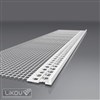 LIKOV LC-L lišta ukončovací omítková se sklovl. výztužnou tkaninou 100mm délka 2m, š. 15mm